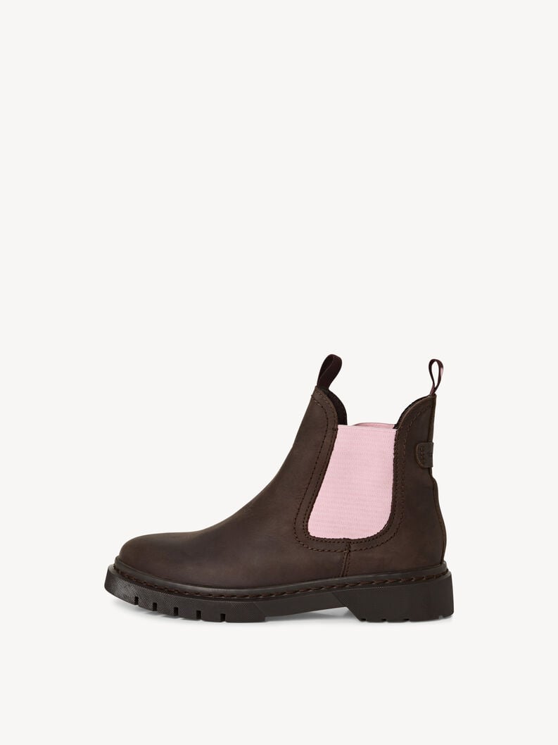 Leder Chelsea Boot - braun, BROWN/ROSE, hi-res