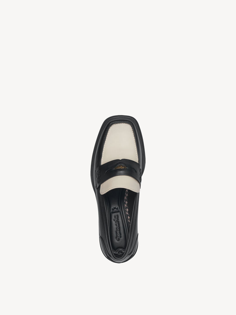 Slipper en cuir - noir, BLACK COMB, hi-res