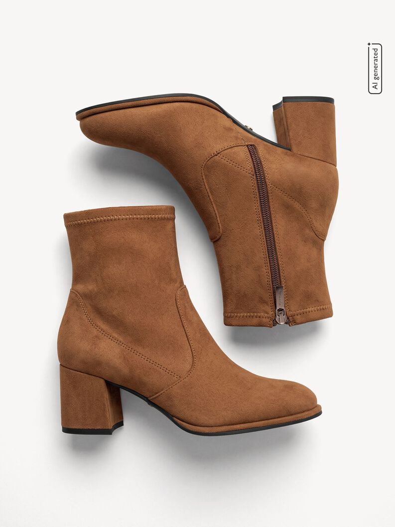 Bootie, BROWN SUEDE, hi-res