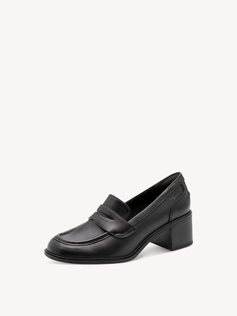 Ledertrotteur - schwarz, BLACK, hi-res