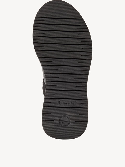 Sandale &agrave; talon, BLACK LEATHER, hi-res