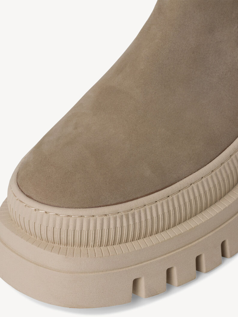 Leder Chelsea Boot - beige, TAUPE, hi-res