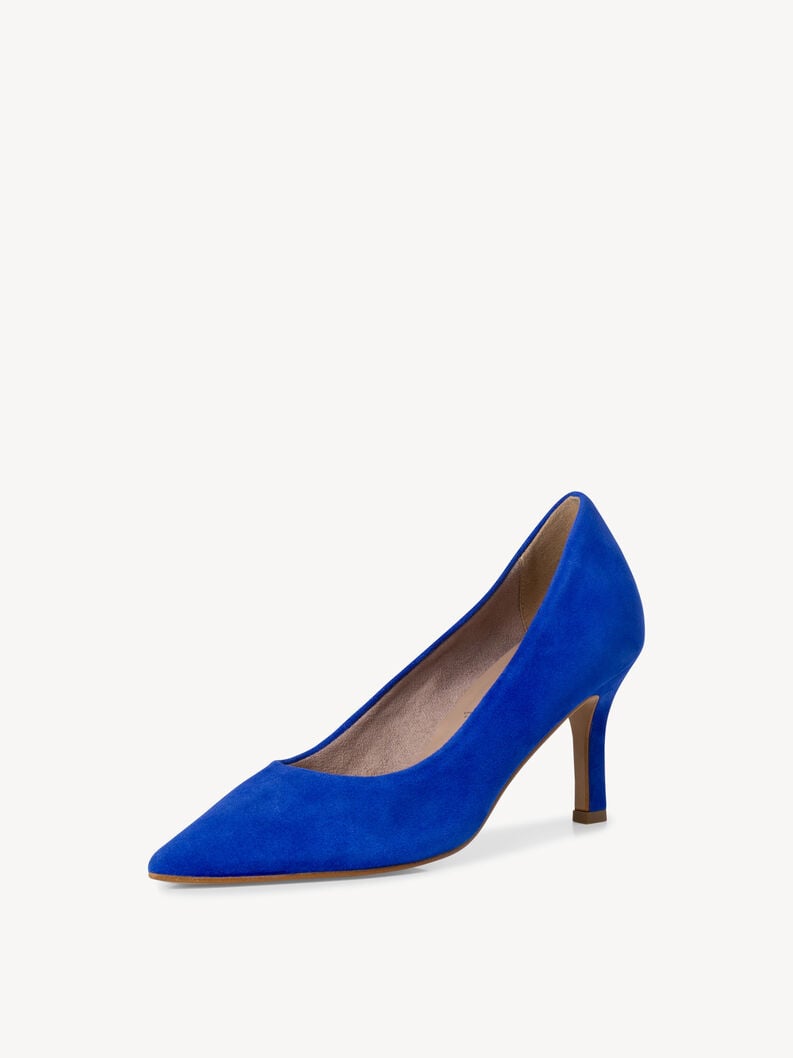 Lederpumps - blau, ROYAL BLUE, hi-res