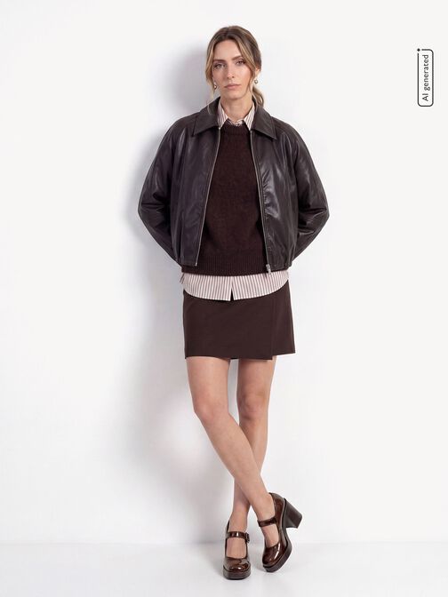 Escarpin, BROWN PATENT, hi-res