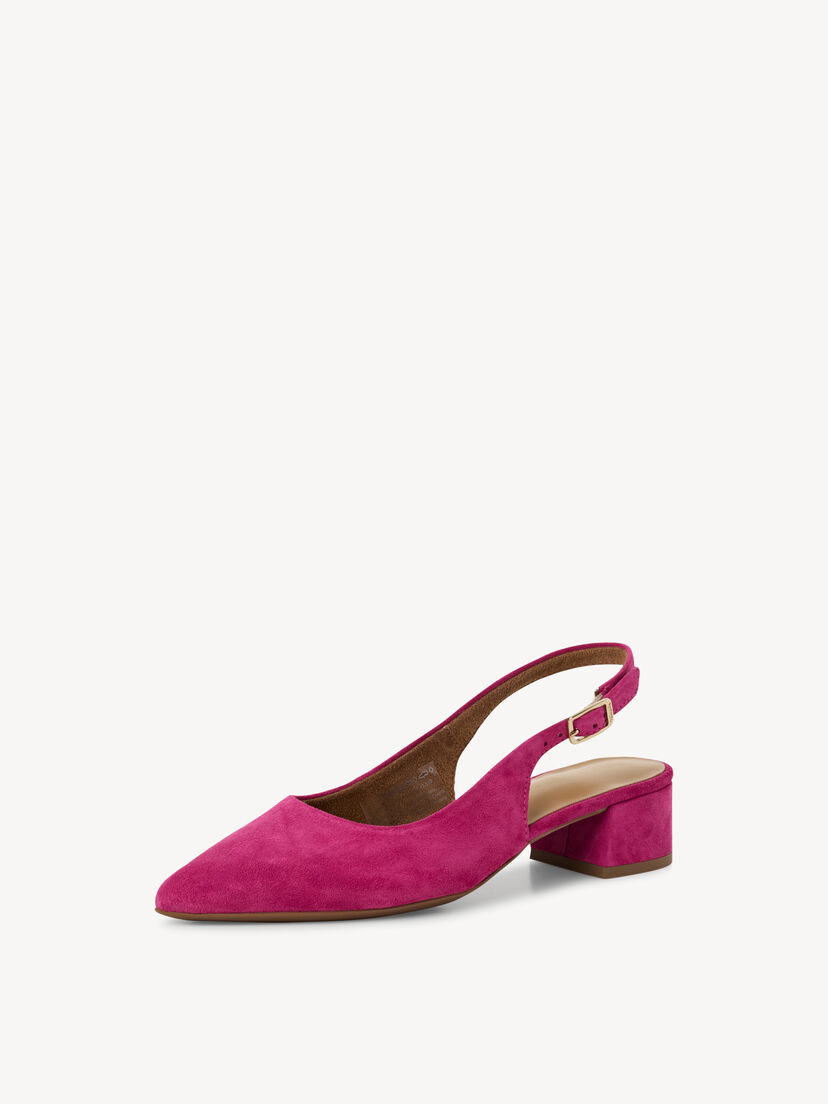 Leren Slingpumps - pink, pink, hi-res
