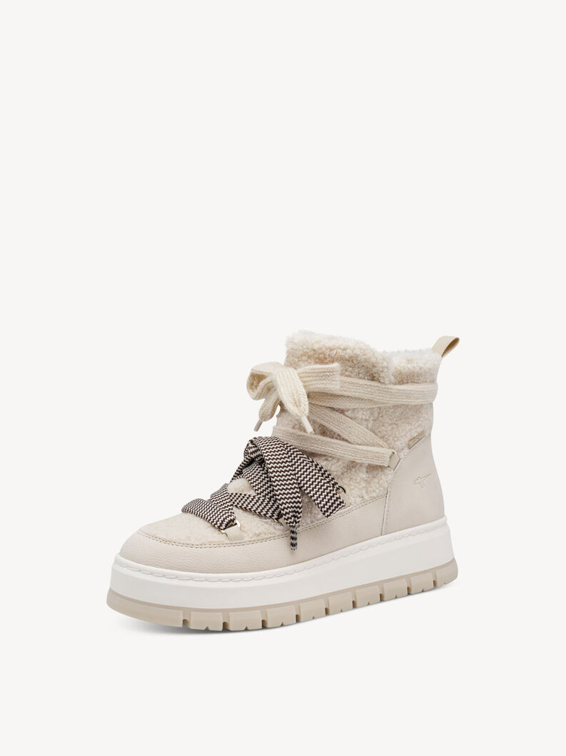 Stiefelette - beige Warmfutter, IVORY, hi-res