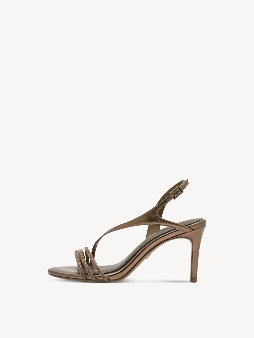 Sandaaltje - metallic, COPPER, hi-res