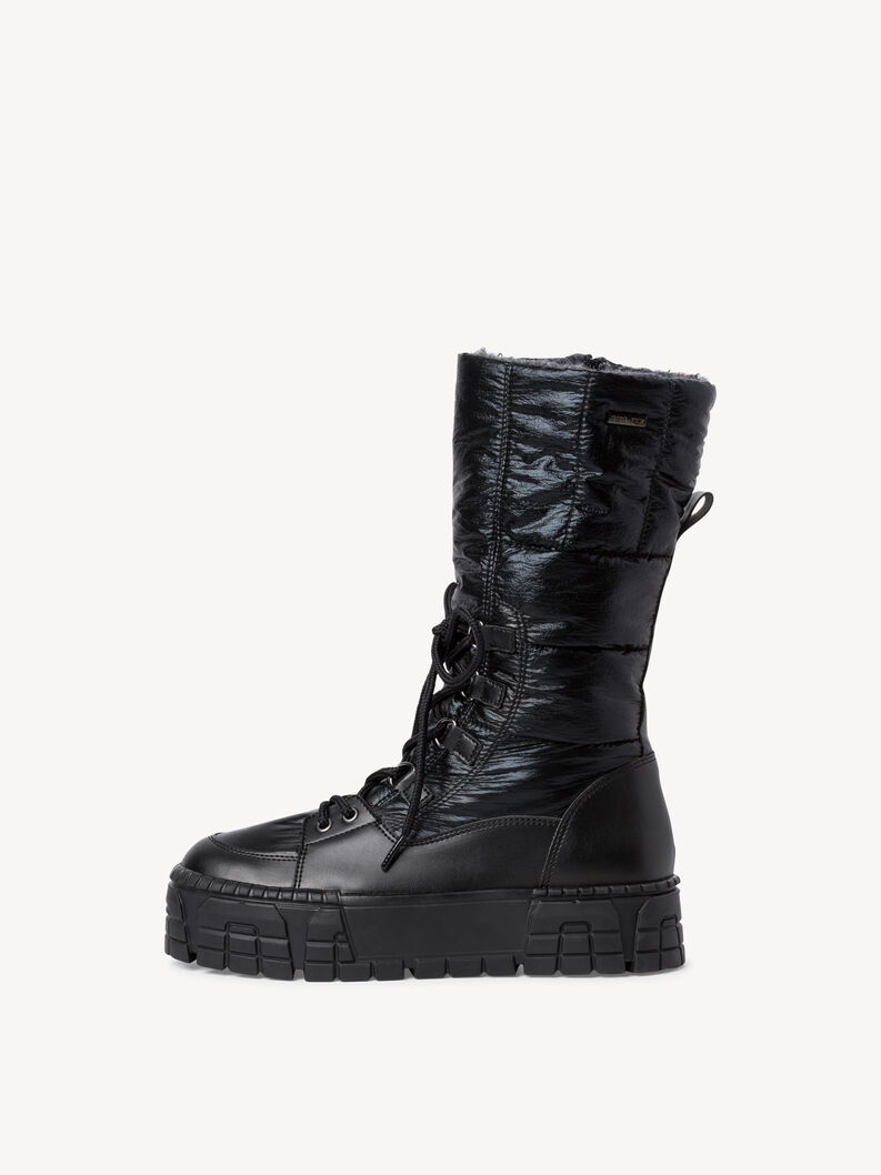 Boots - black warm lining, BLACK, hi-res
