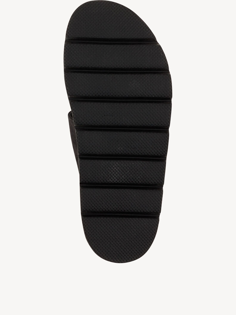 Kožen&eacute; Pantofle - čern&aacute;, BLACK SUEDE, hi-res