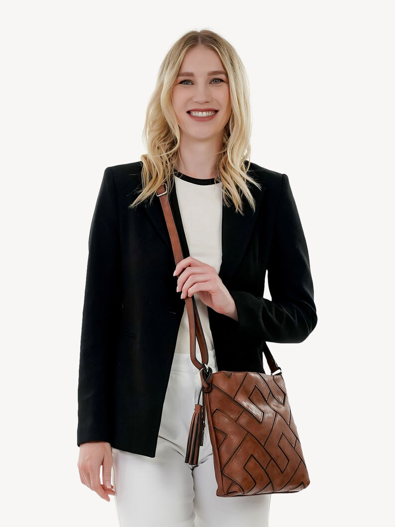 Borsa a tracolla - marrone, COGNAC, hi-res