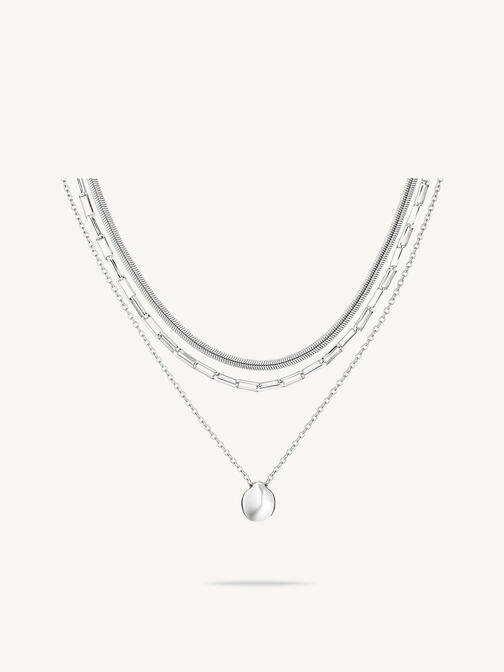 Ketting set, silber, hi-res