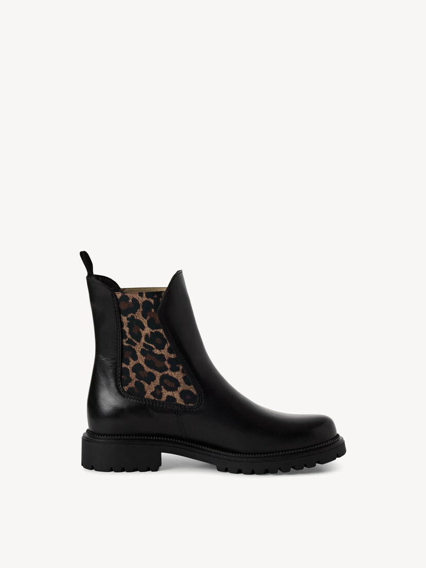Chelseaboot, BLACK/LEOPARD, hi-res