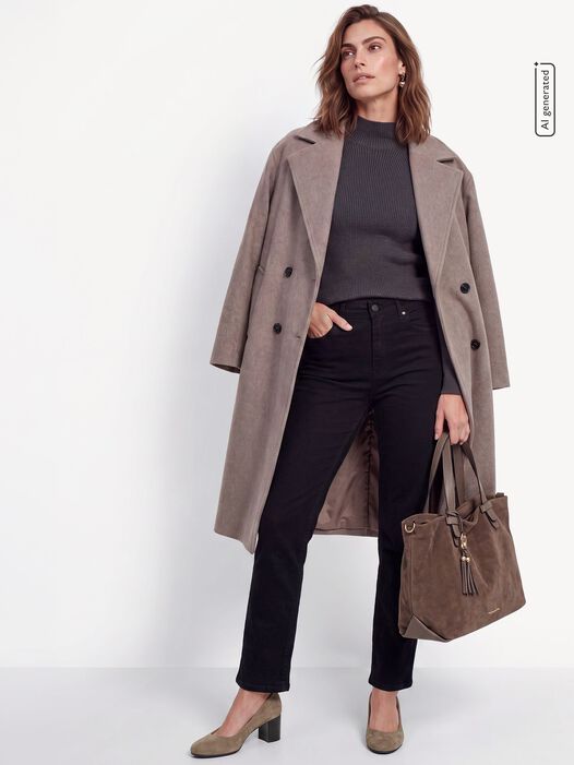 Leren Pumps, TAUPE SUEDE, hi-res