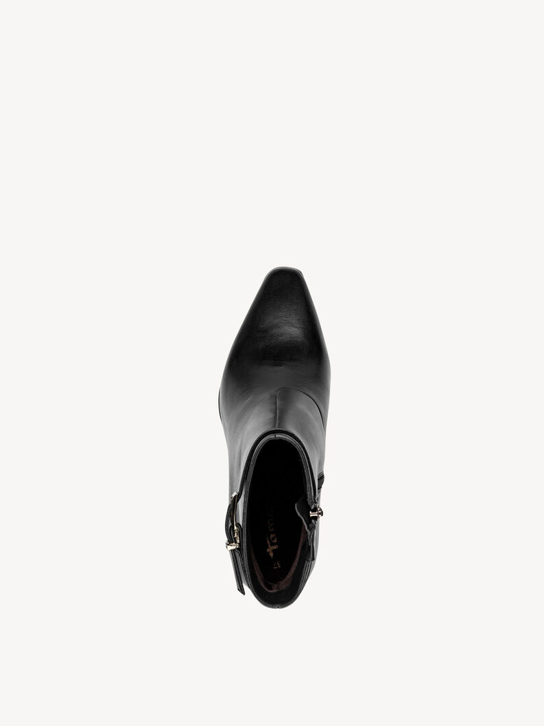 Bottine, BLACK LEATHER, hi-res
