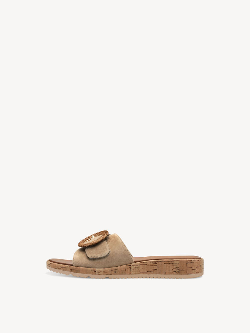Leren Slipper - bruin, TAN, hi-res