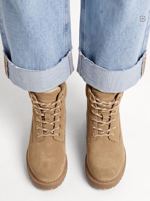 Enkellaarsje, beige, hi-res