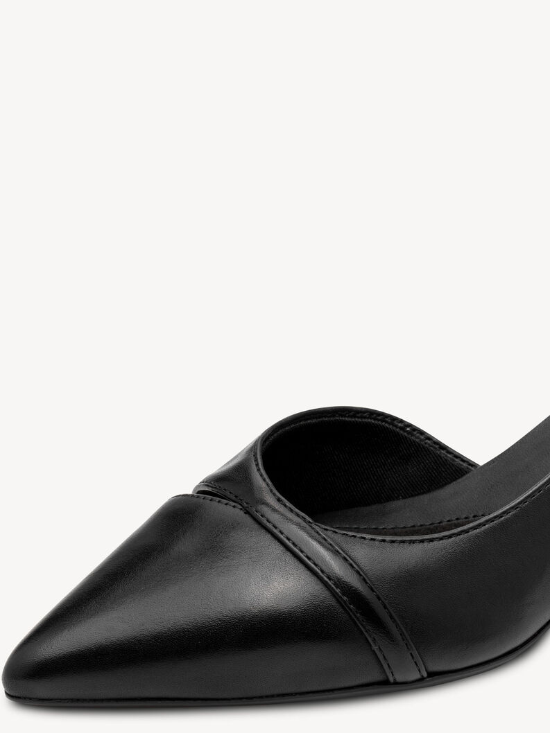 Pumps - schwarz, BLACK LEATHER, hi-res