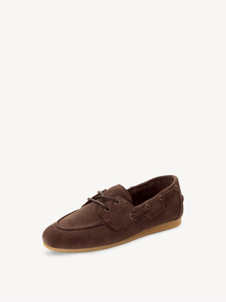 Leather Moccasin - brown, 304, hi-res