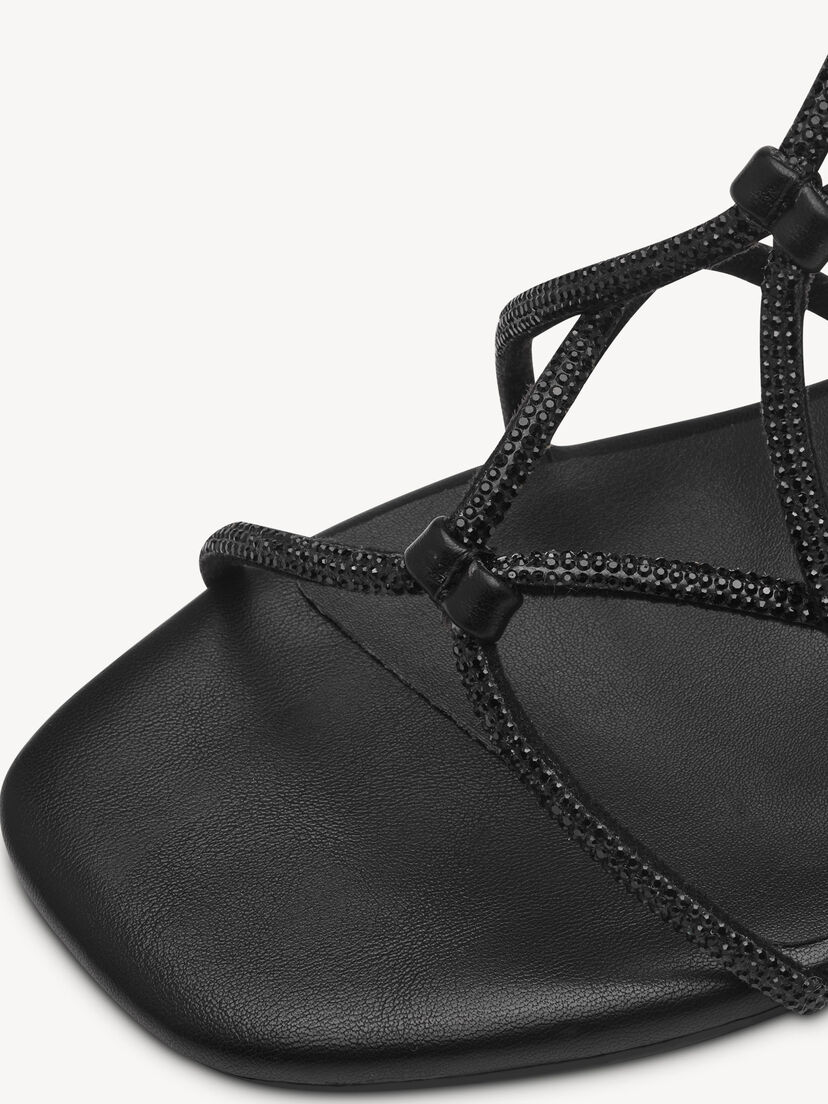 Sandaaltje - zwart, BLACK, hi-res