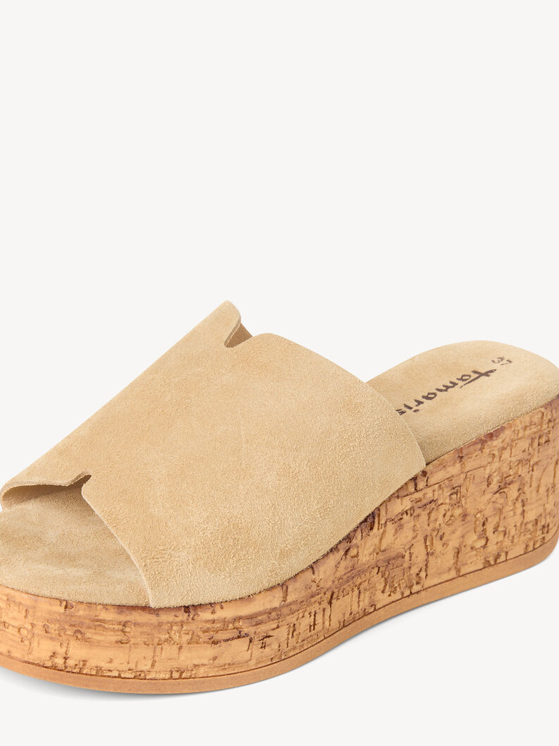 Pantolette, BEIGE SUEDE, hi-res