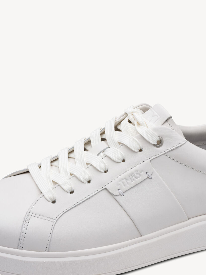 Leren Sneaker - wit, WHITE LEATHER, hi-res
