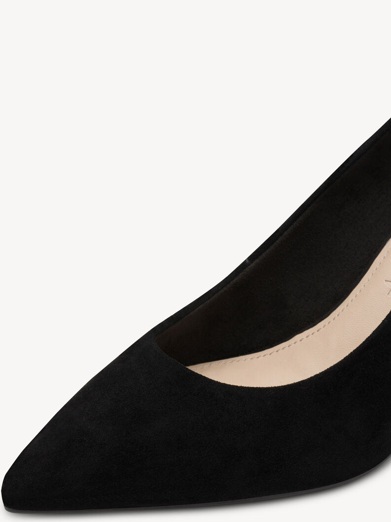 Lederpumps - schwarz, BLACK SUEDE, hi-res