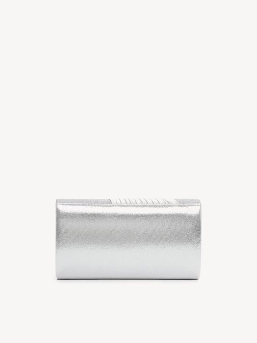 Borsetta senza manici, silver, hi-res