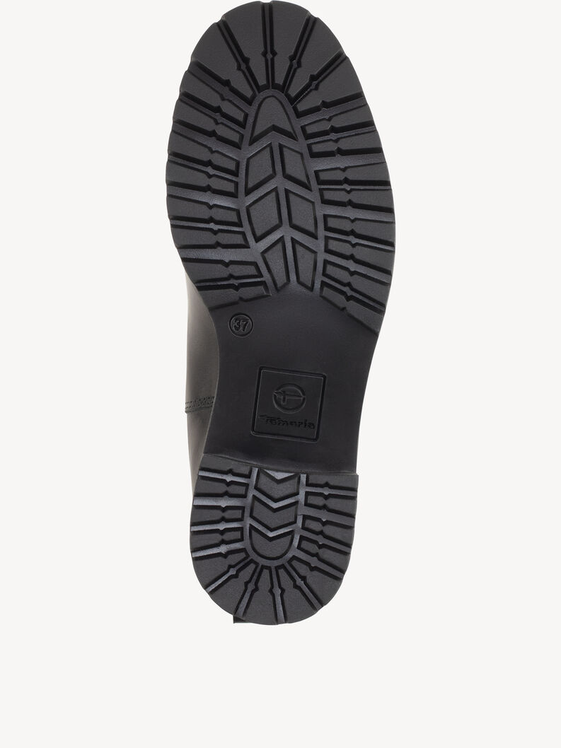 Leder Chelsea Boot - schwarz, BLACK/LEOPARD, hi-res