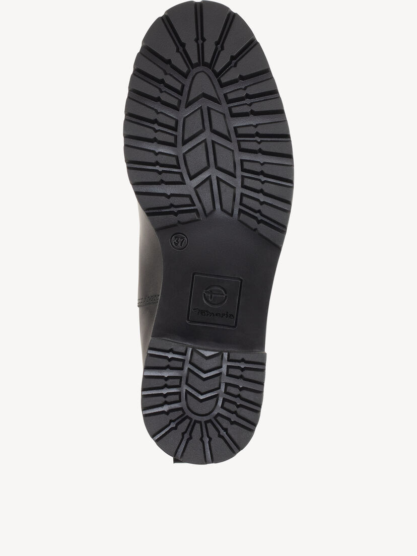 Leren Chelseaboot - zwart, BLACK/LEOPARD, hi-res