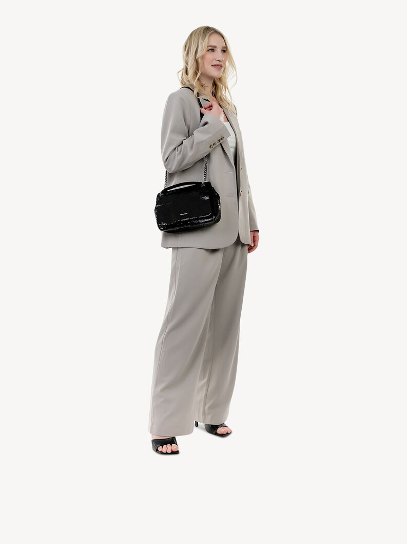 Borsa a tracolla - nero, black metallic, hi-res