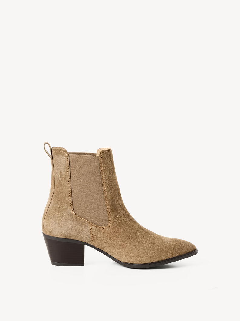 Leder Chelsea Boot - beige, BEIGE, hi-res