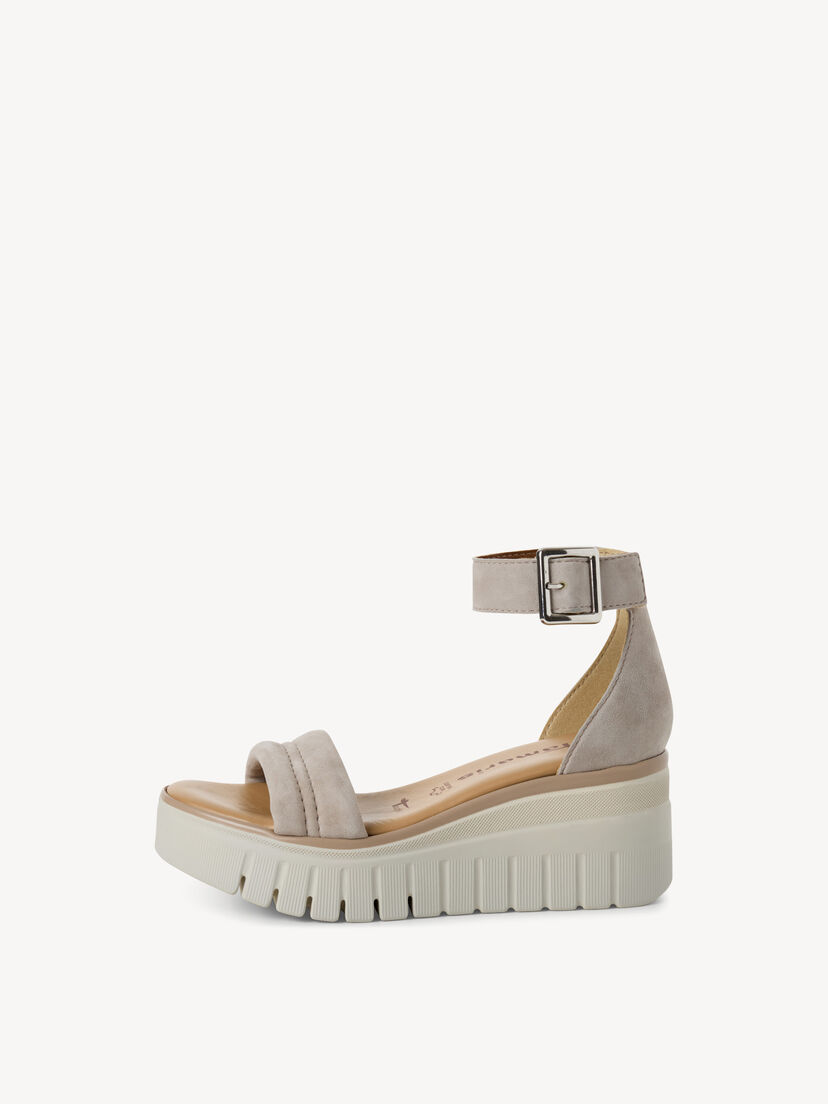 Tamaris Sandalette Damen Mit Keilabsatz – Bequemer Pull-On Schuh, Weiches Fußbett