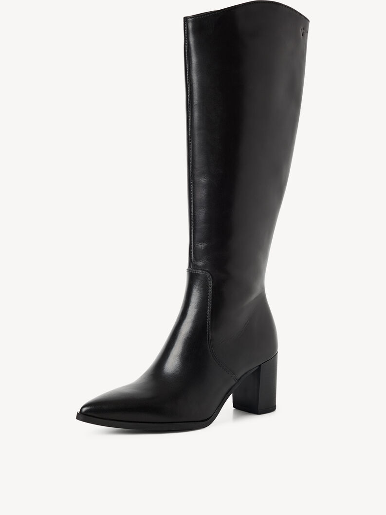 Kozaki - czarny, BLACK LEATHER, hi-res