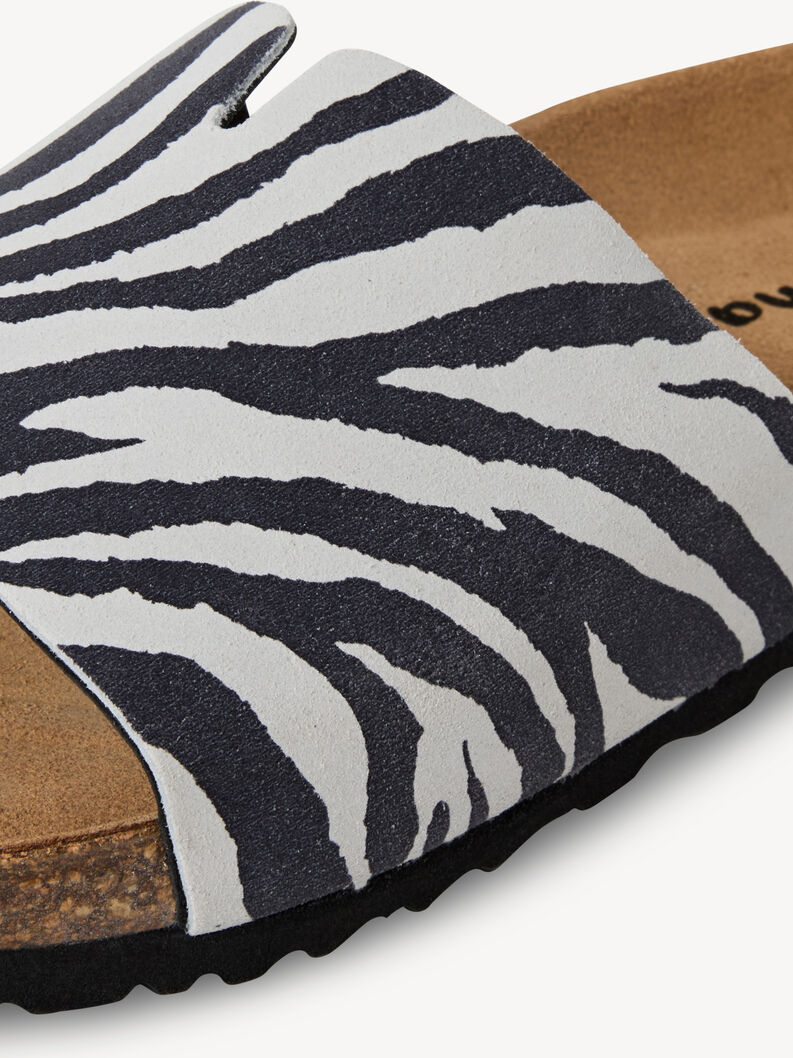 Mule en cuir - noir, ZEBRA, hi-res