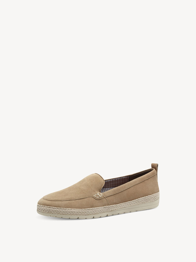 Lederslipper - braun, TAN, hi-res