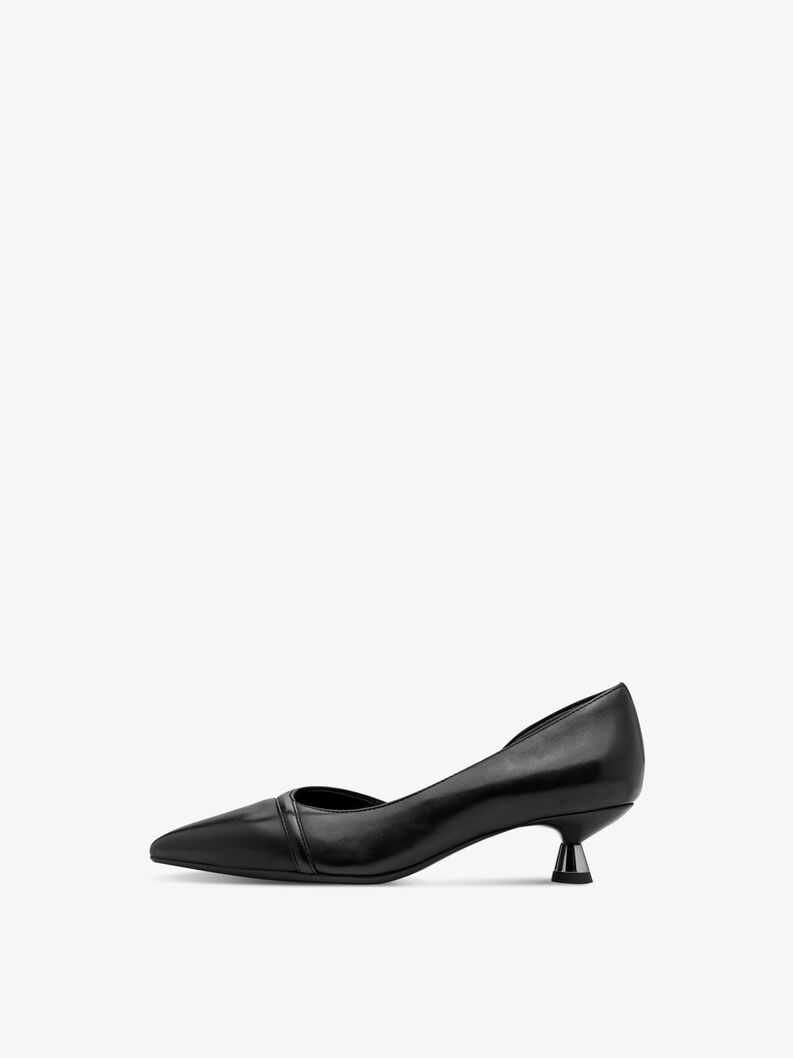 Pumps - schwarz, BLACK LEATHER, hi-res