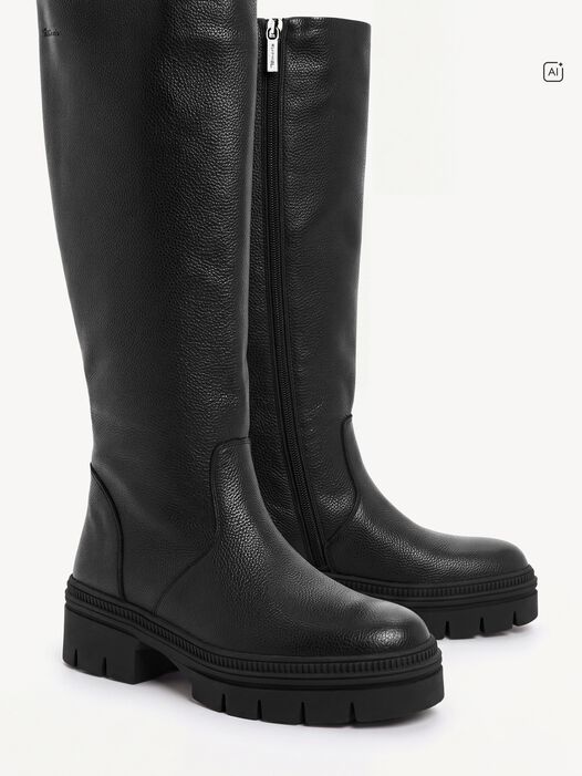 Laarzen, BLACK LEATHER, hi-res