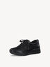 Leather Sneaker - black, BLACK LEATHER, hi-res
