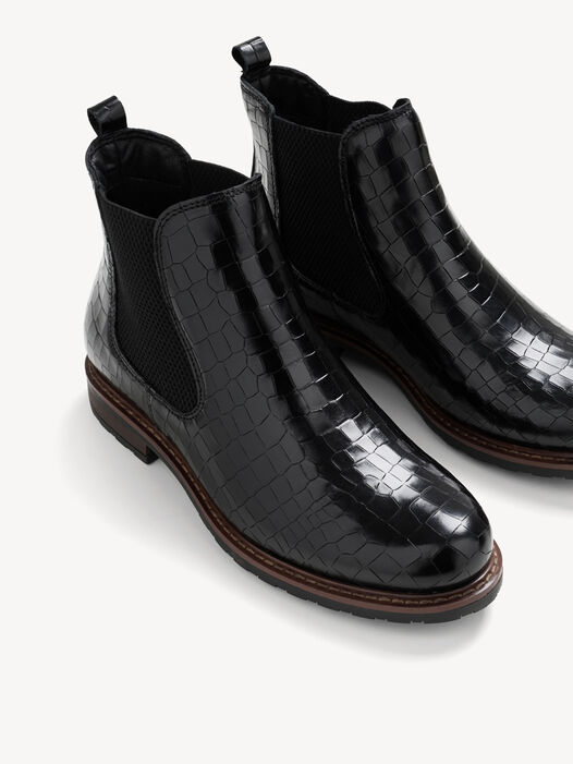 Chelseaboot, BLK LEA. CROCO, hi-res