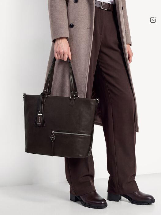 Shopper, brown, hi-res