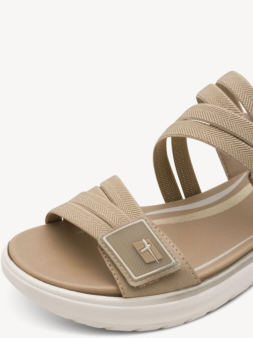 Sandal, BEIGE/GOLD, hi-res