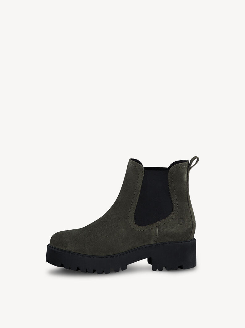 Leder Chelsea Boot - gr&uuml;n, OLIVE, hi-res