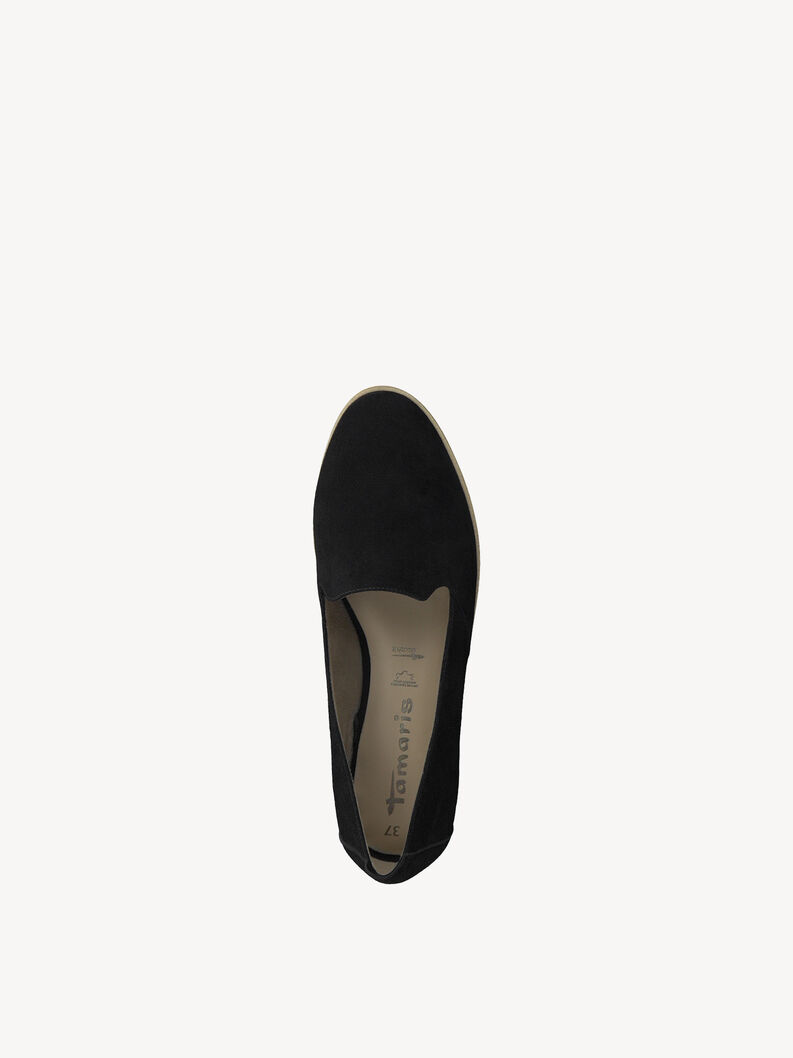 Lederslipper - schwarz, BLACK, hi-res