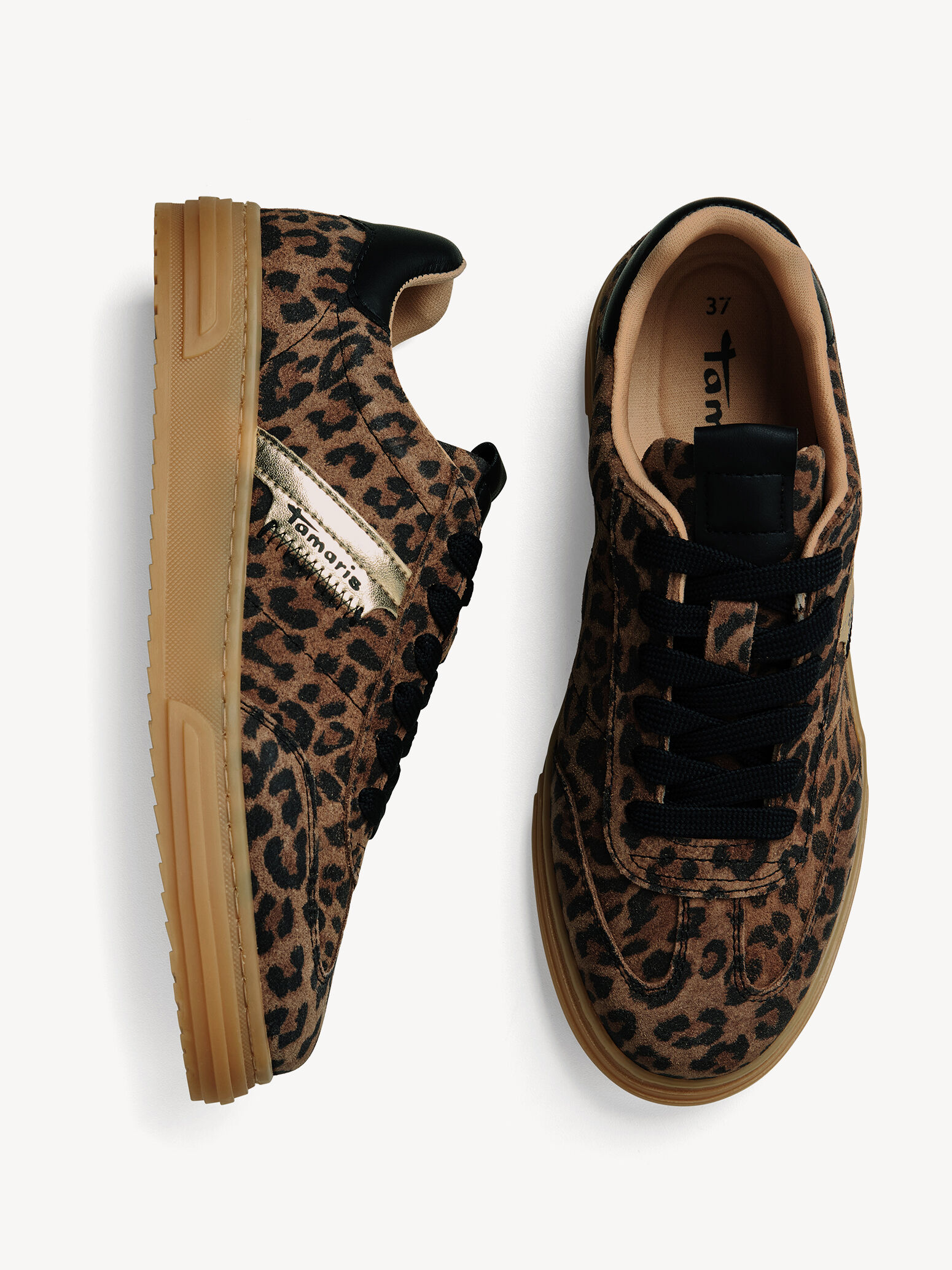 【R&B】Race Brown Tender Love Sneaker - brown 1-23788-42-329: Buy Tamaris Leopard print online!