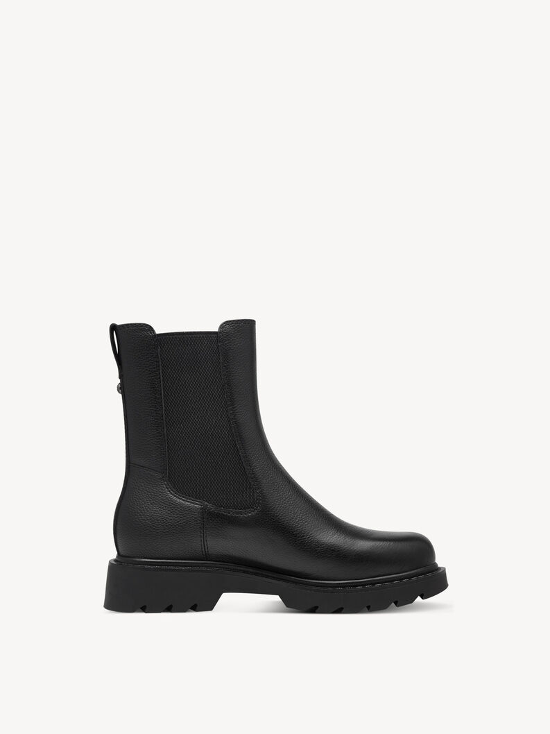 Chelsea boot - sort, BLACK, hi-res