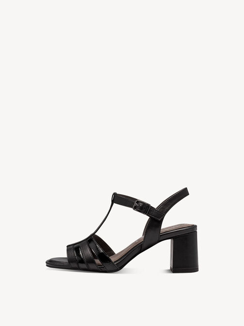 Heeled sandal, BLACK COMB, hi-res