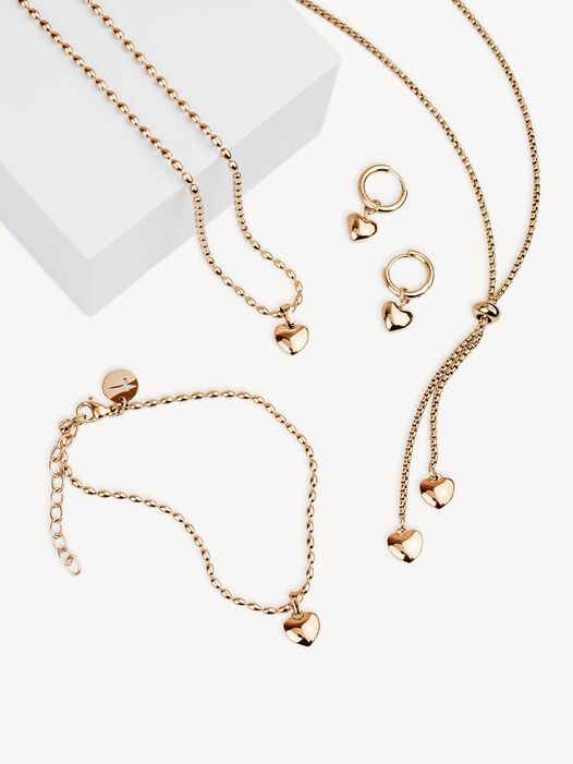 Tiny Steel Heart rosegold, , hi-res