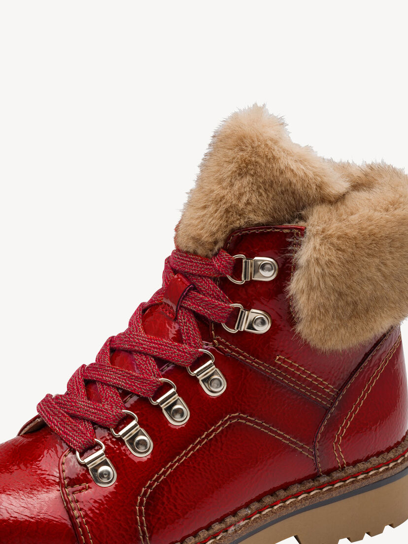 Enkellaarsje, RED PATENT, hi-res