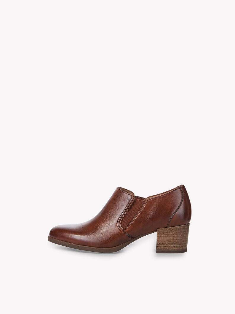 Leather Trotteur - brown, COGNAC, hi-res