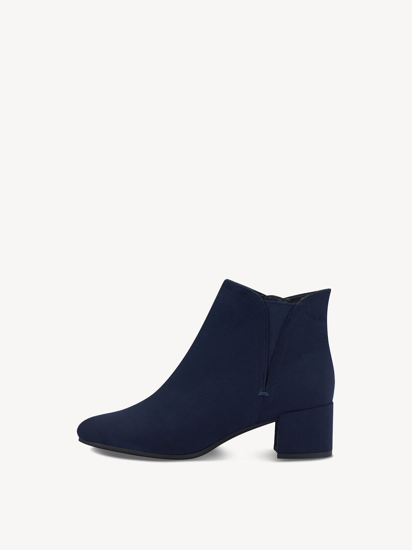 Enkellaarsje - blauw, NAVY SUEDE, hi-res